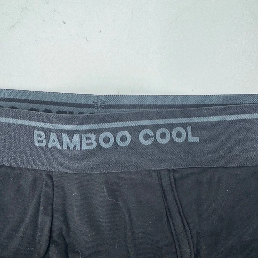 Bamboo Cool Men's Brief Underwear Black‎ Breathable Comfortable Size L